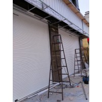 上海钢质防火门 铝合金电动门 折叠门 电动抗风门