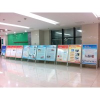 西安海报架定做,铝合金海报架,kt板展架,西安广告设计制作