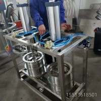 奶酪成型机形状大小可定制 奶制品压块成型设备干酪加工流水线