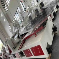 SPC地板机械设备在线复膜自动化生产线博宇机械
