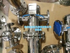 不锈钢法兰压缩空气过滤器 精密滤芯蒸汽过滤除油水分离器